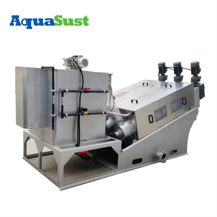 Dewater Screw Press Sludge Dredge Machine