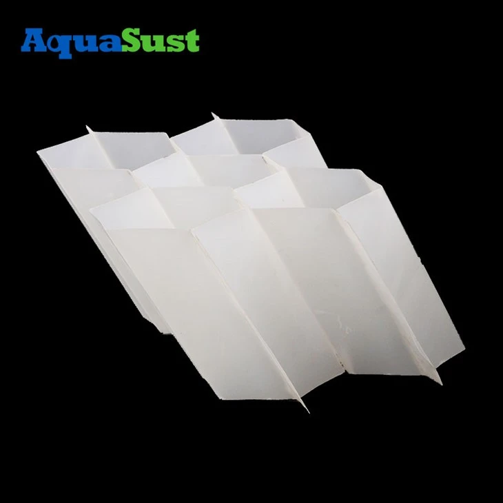 PP PVC Packing Filter Tube Settler For Water Purify